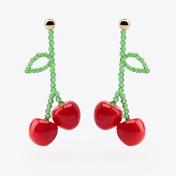 Zara Jewelry - ZARA Cherry bead earrings 1011-031